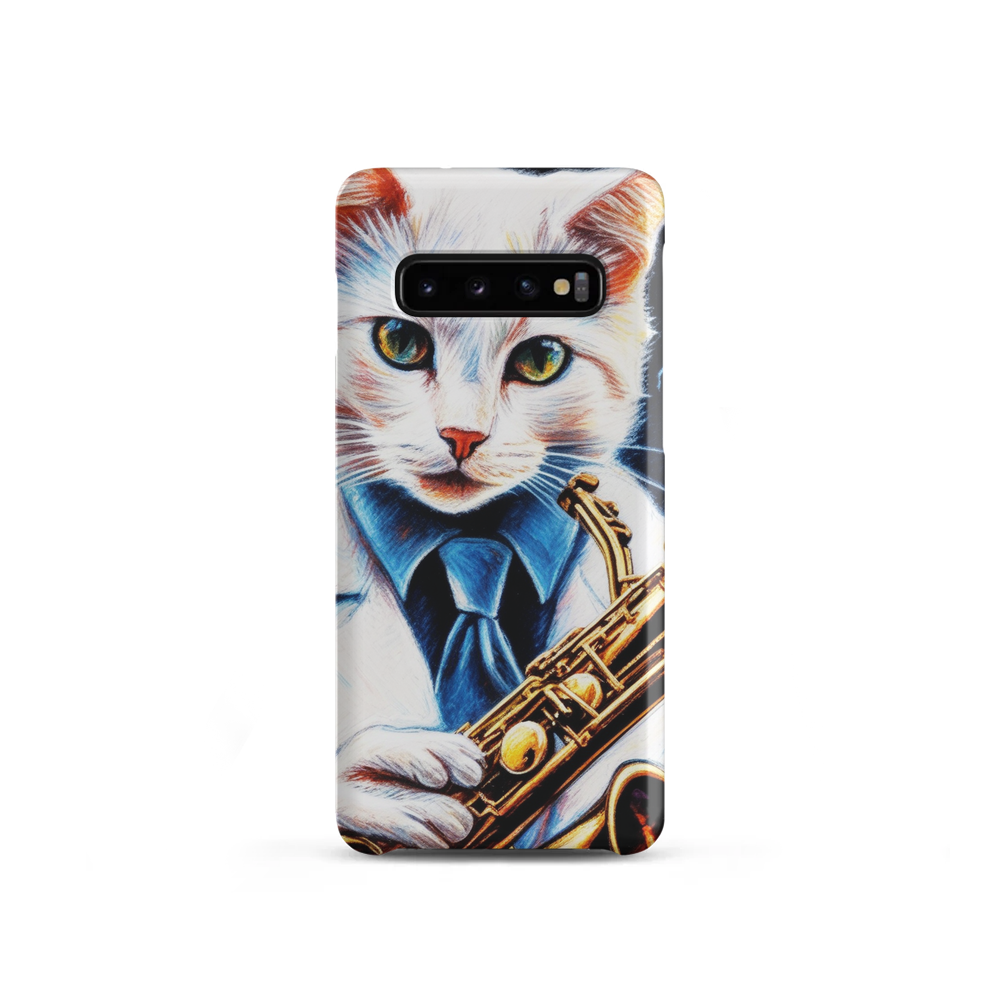 PugMug Custom White Companion Cat Samsung Case