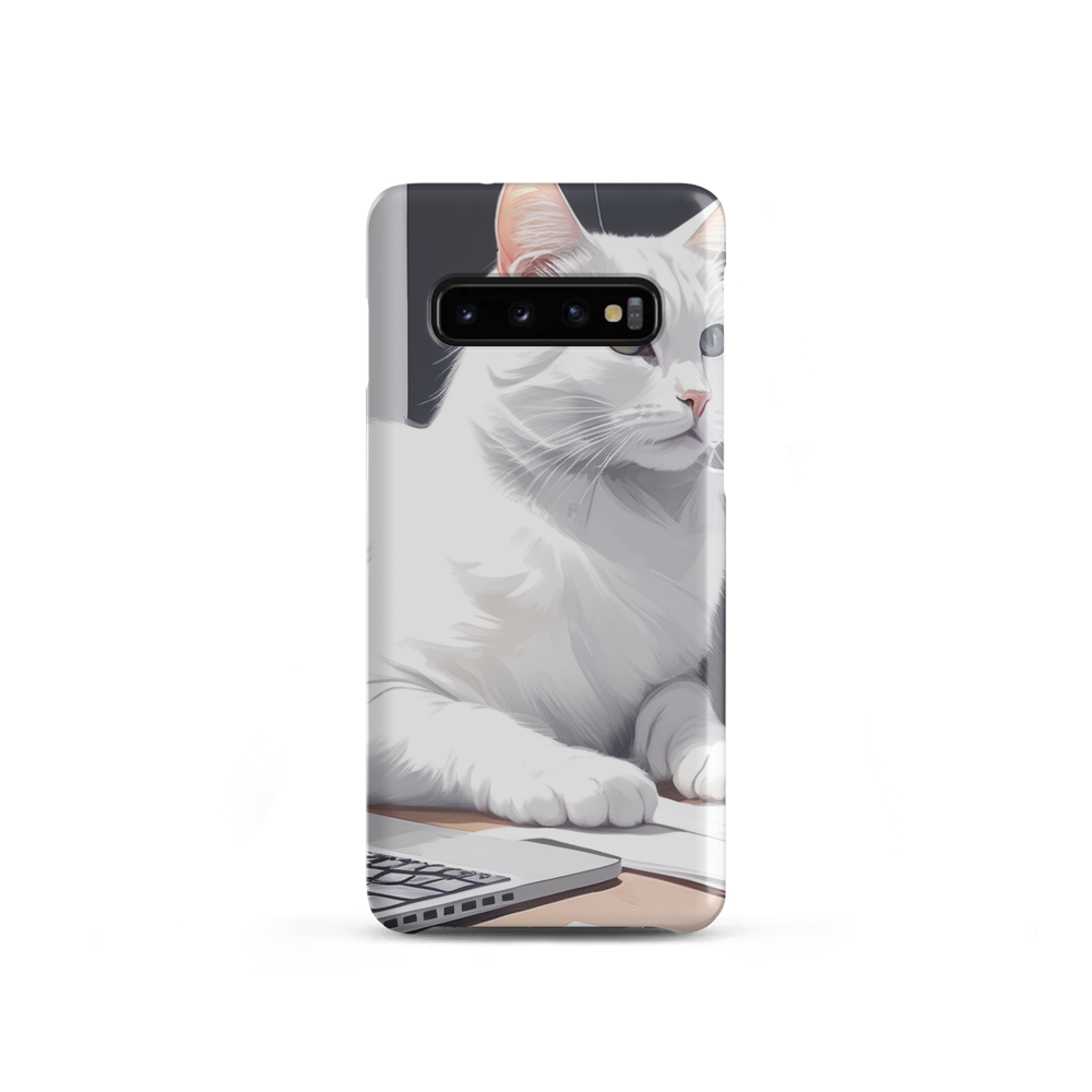 PugMug Custom White Companion Cat Samsung Case