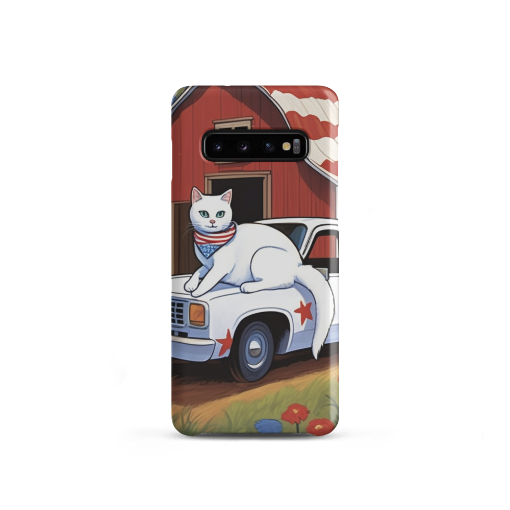 PugMug Custom White Companion Cat Samsung Case