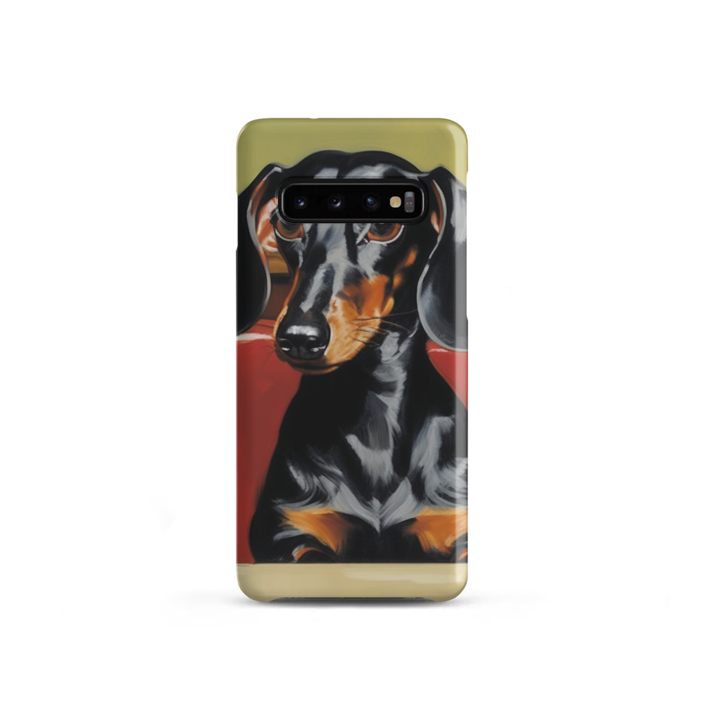 PugMug Custom Black Dachshund Samsung Case