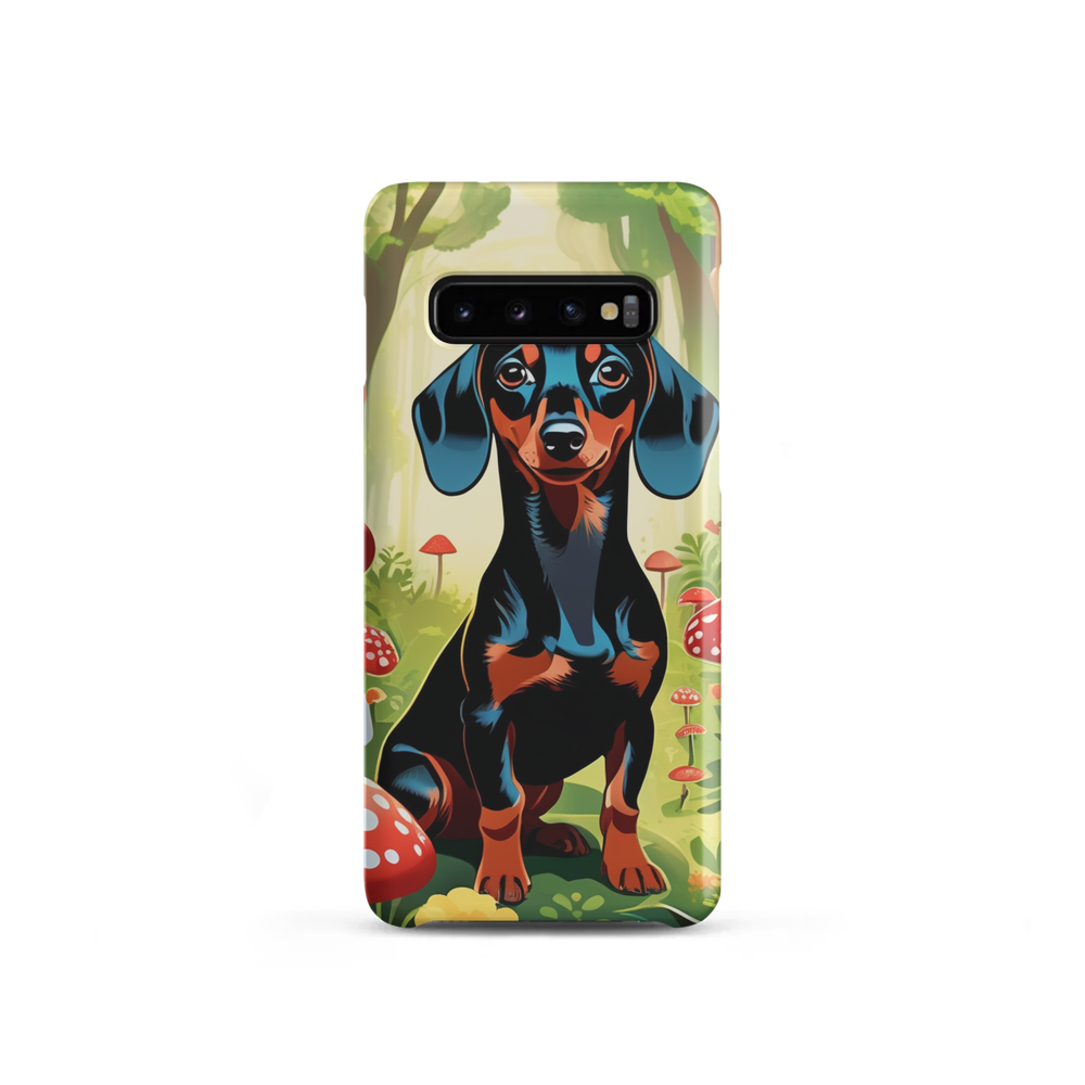 PugMug Custom Black Dachshund Samsung Case