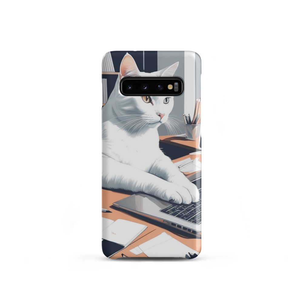 PugMug Custom White Companion Cat Samsung Case