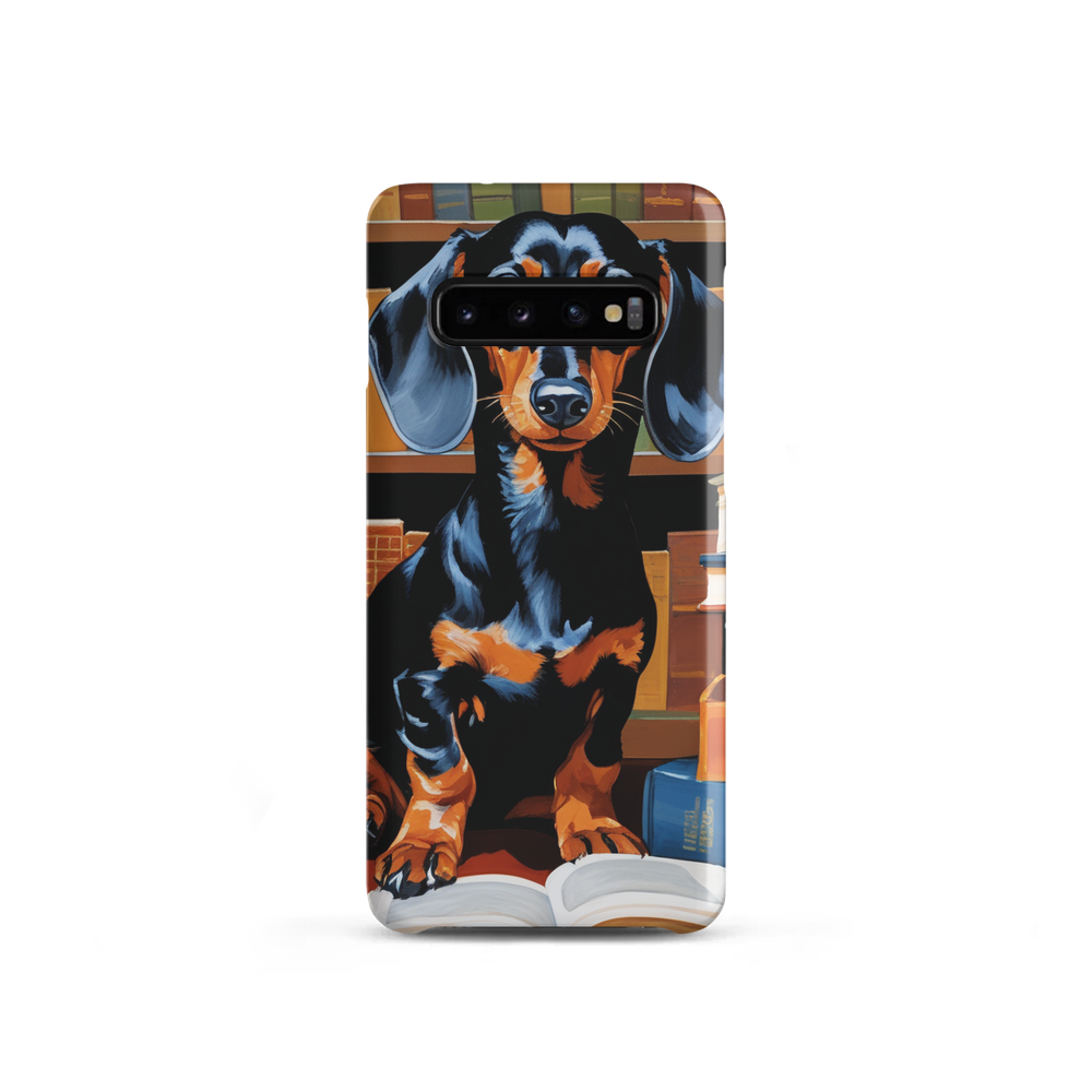 PugMug Custom Black Dachshund Samsung Case