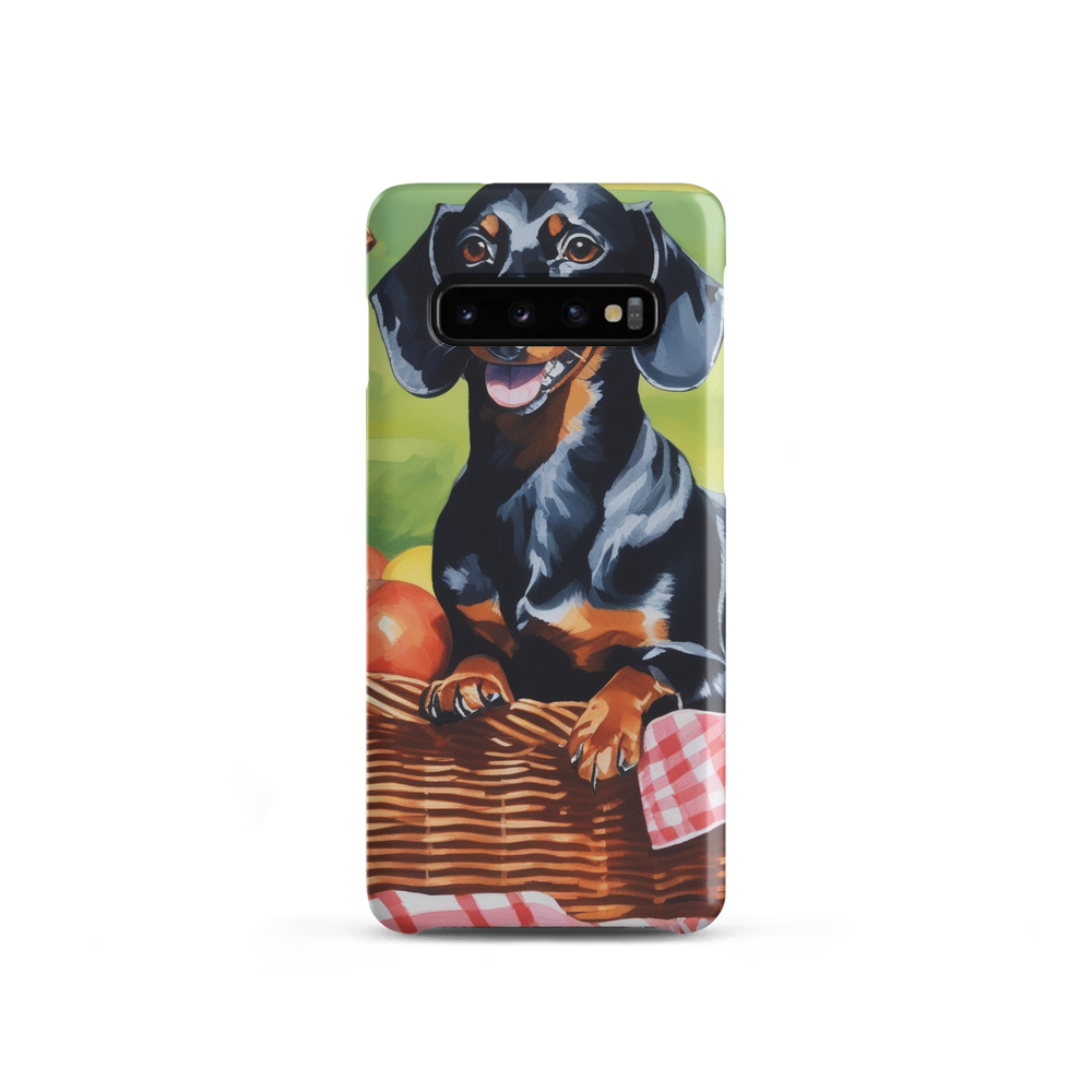 PugMug Custom Black Dachshund Samsung Case