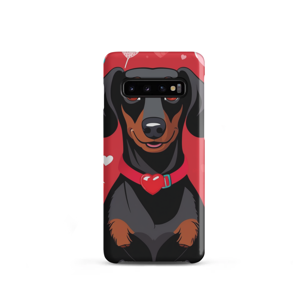 PugMug Custom Black Dachshund Samsung Case
