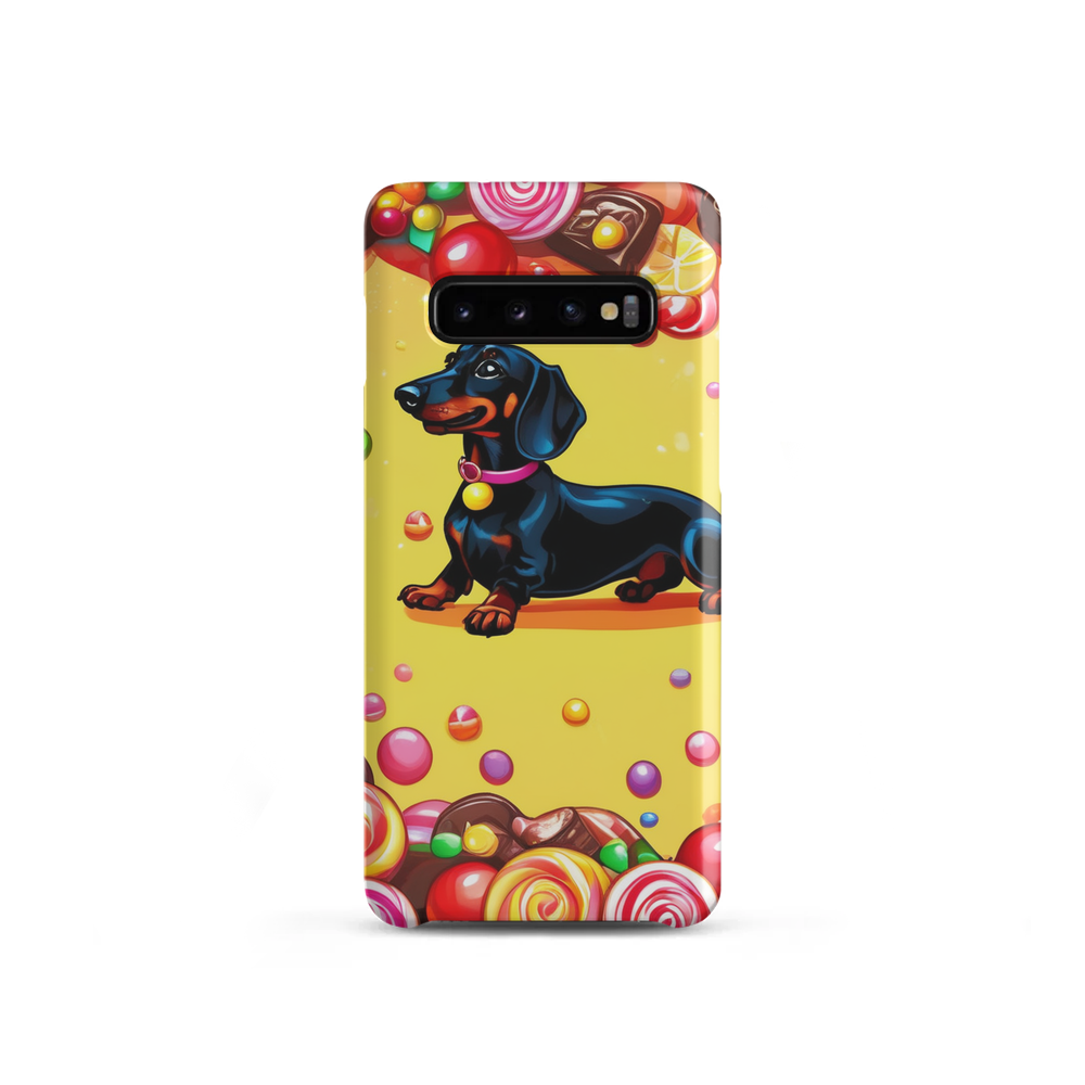 PugMug Custom Black Dachshund Samsung Case