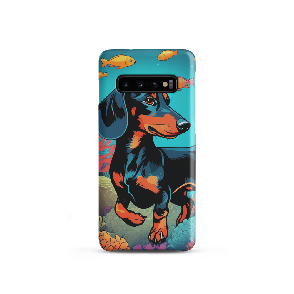 PugMug Custom Black Dachshund Samsung Case
