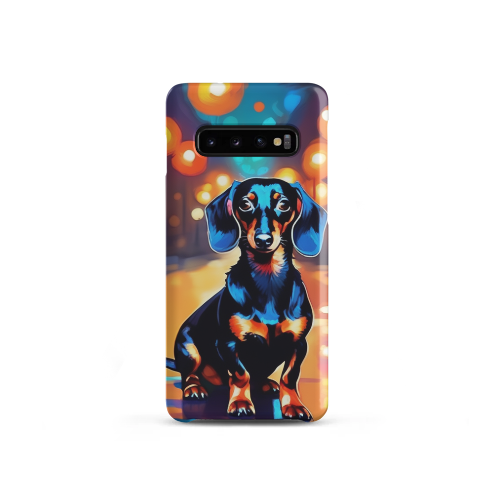 PugMug Custom Black Dachshund Samsung Case