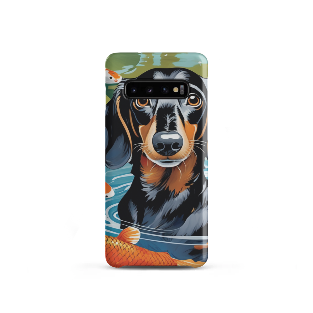 PugMug Custom Black Dachshund Samsung Case