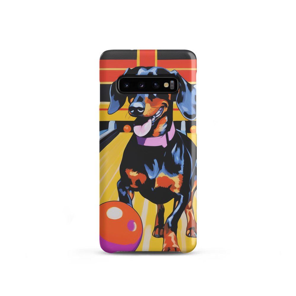 PugMug Custom Black Dachshund Samsung Case