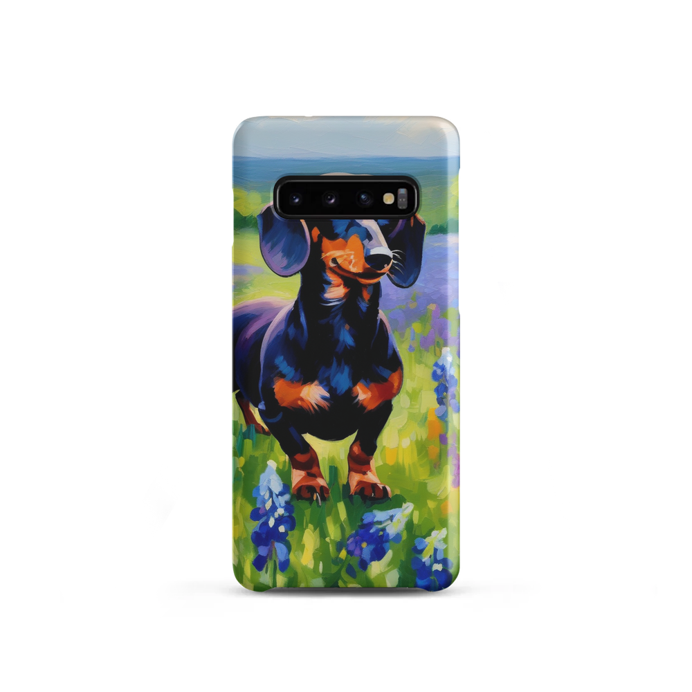 PugMug Custom Black Dachshund Samsung Case