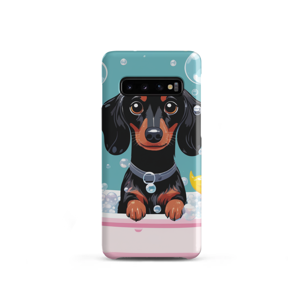 PugMug Custom Black Dachshund Samsung Case