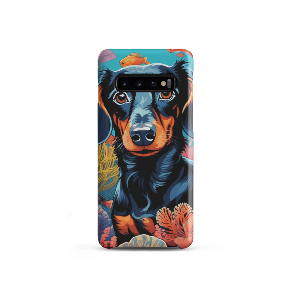 PugMug Custom Black Dachshund Samsung Case
