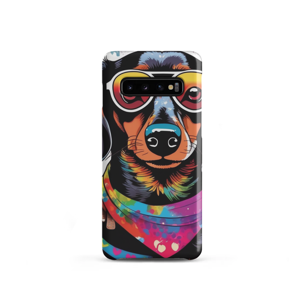 PugMug Custom Black Dachshund Samsung Case