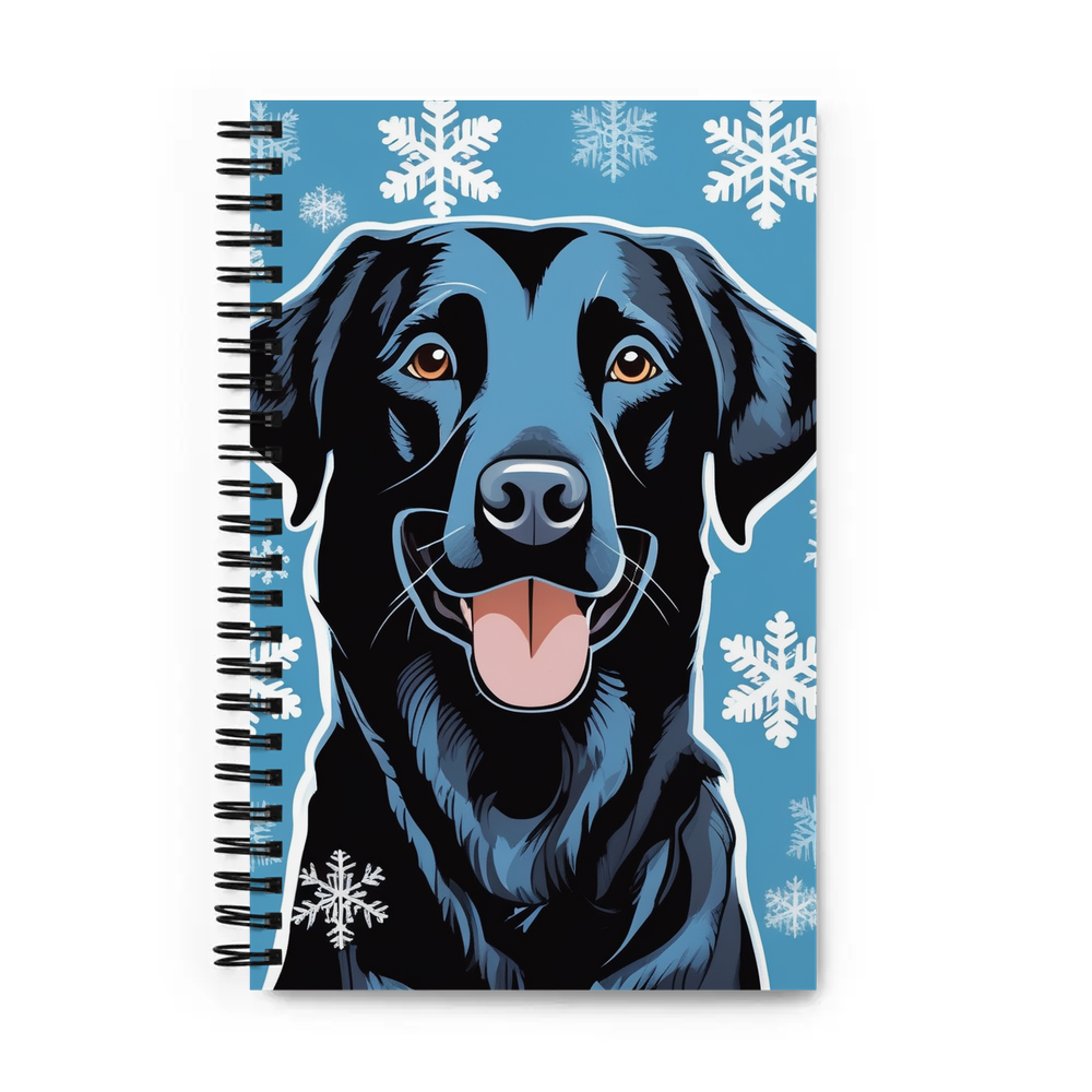 PugMug Custom Black Labrador Retriever Spiral Notebook