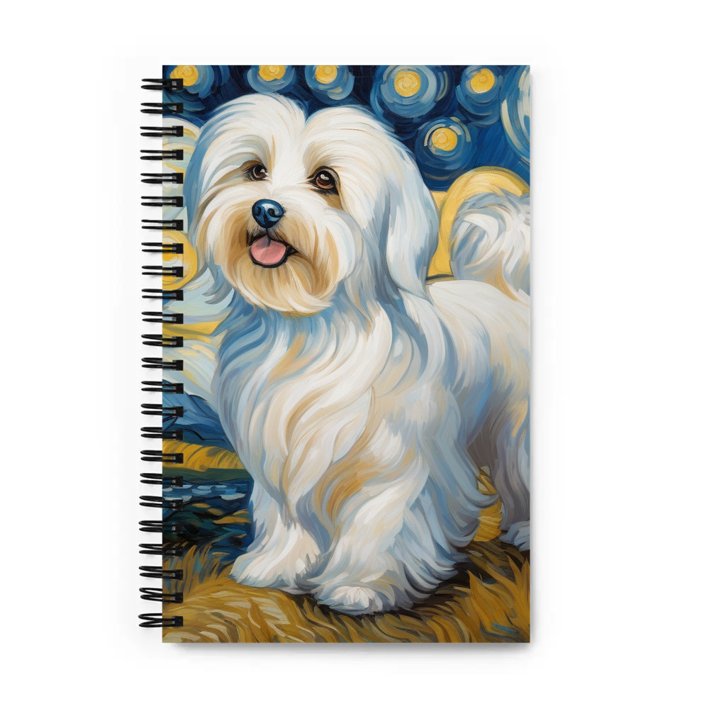 PugMug Custom White Havanese Dog Spiral Notebook