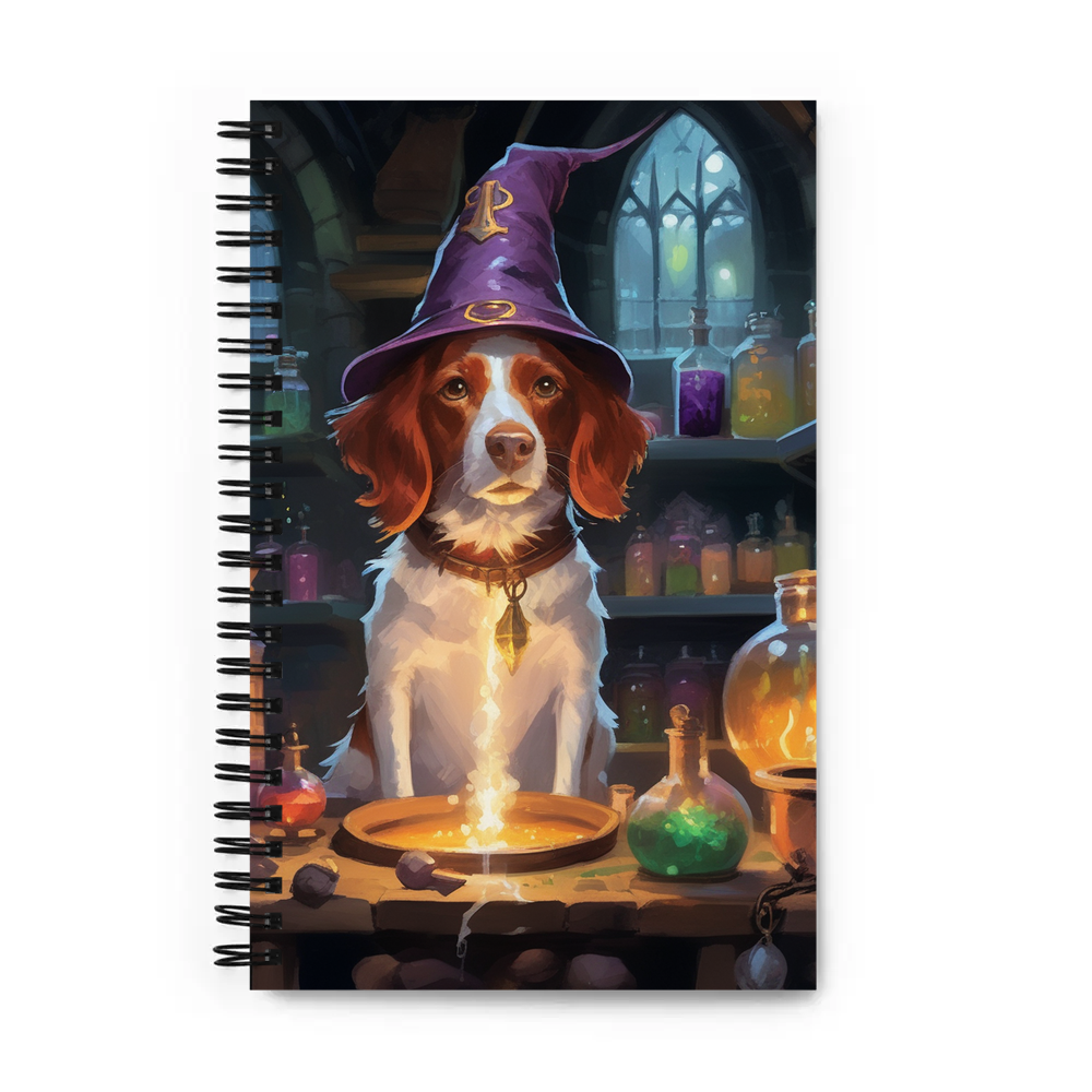 PugMug Custom Brittany Dog Spiral Notebook