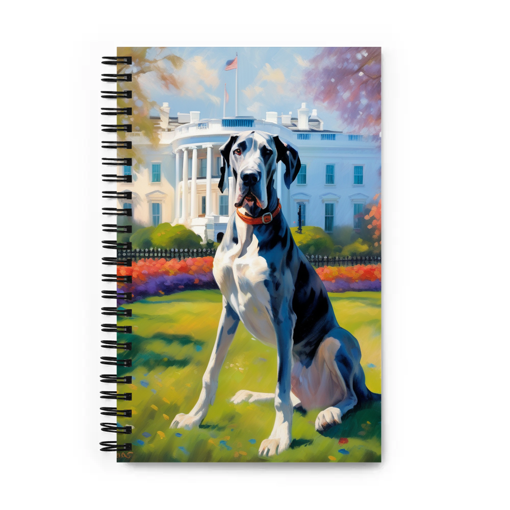 PugMug Custom Great Dane Spiral Notebook