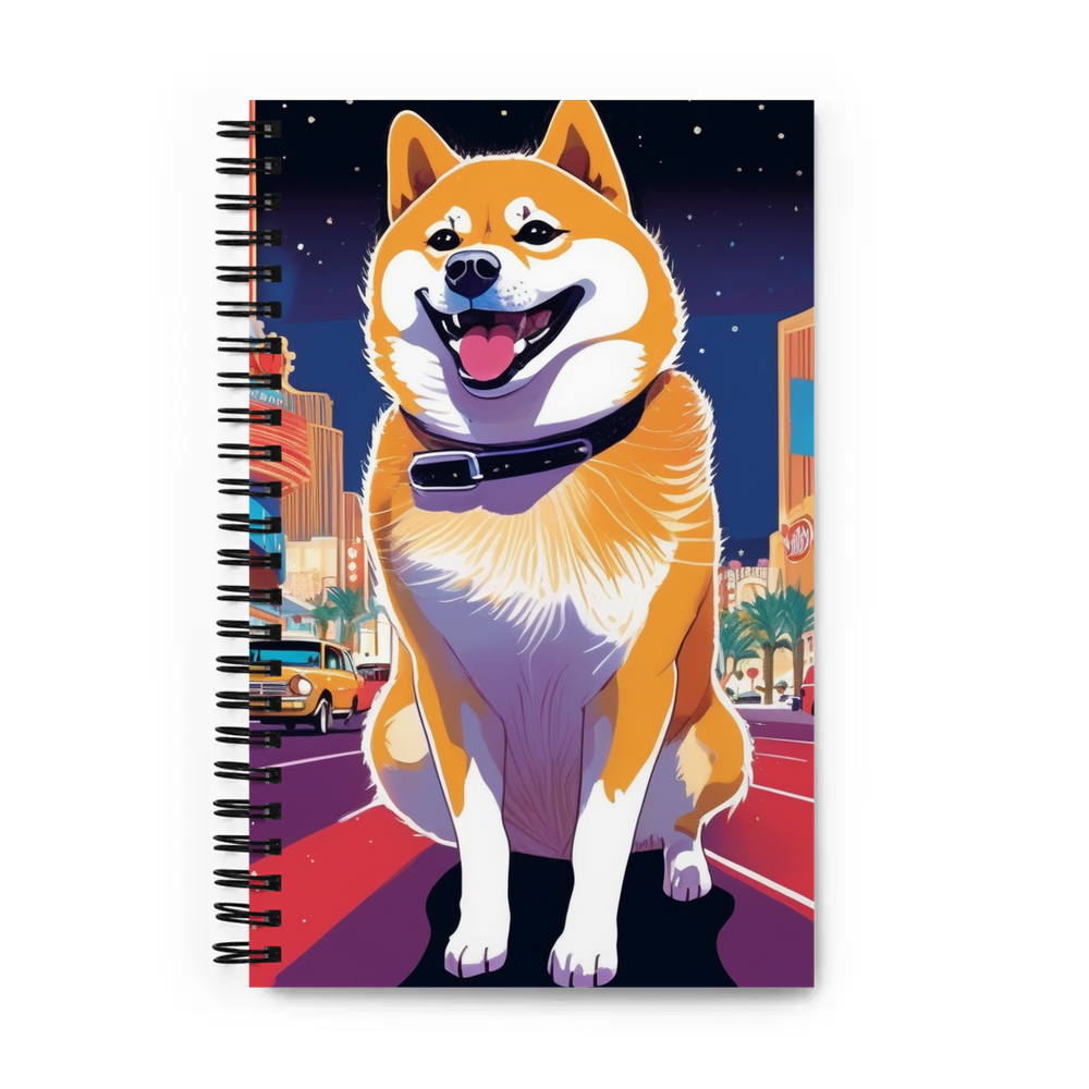 PugMug Custom Shiba Inu Spiral Notebook