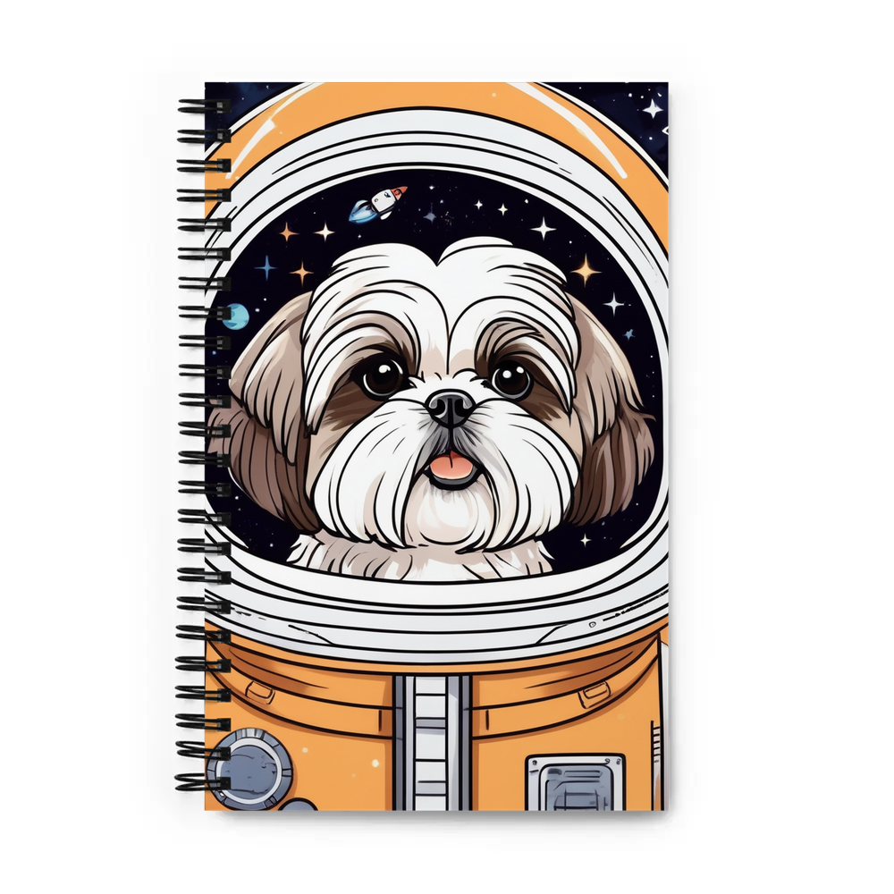 PugMug Custom Shih Tzu Spiral Notebook