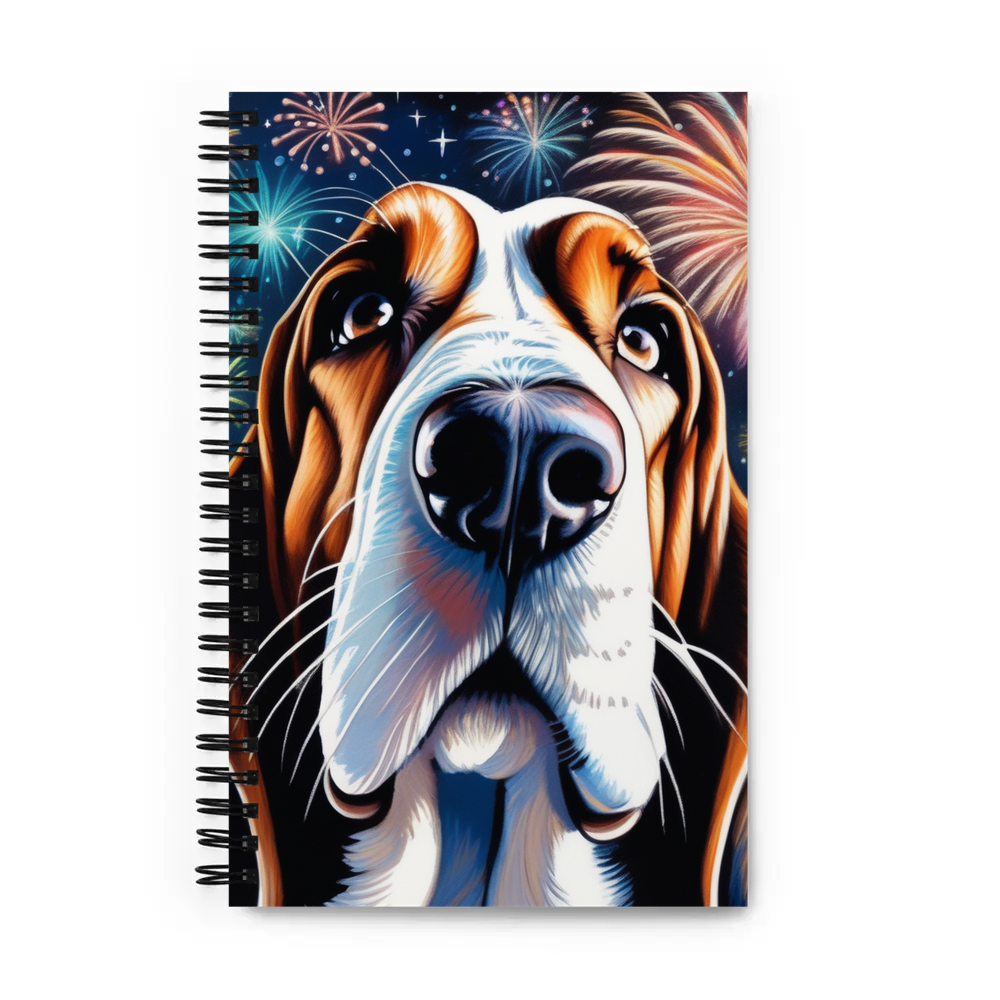 PugMug Custom Basset Hound Spiral Notebook