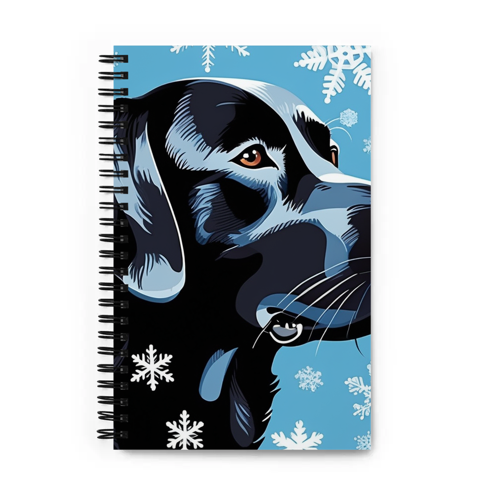 PugMug Custom Black Labrador Retriever Spiral Notebook