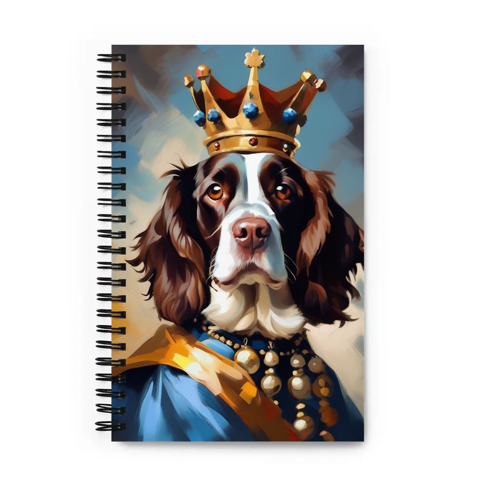 PugMug Custom English Springer Spaniel Spiral Notebook