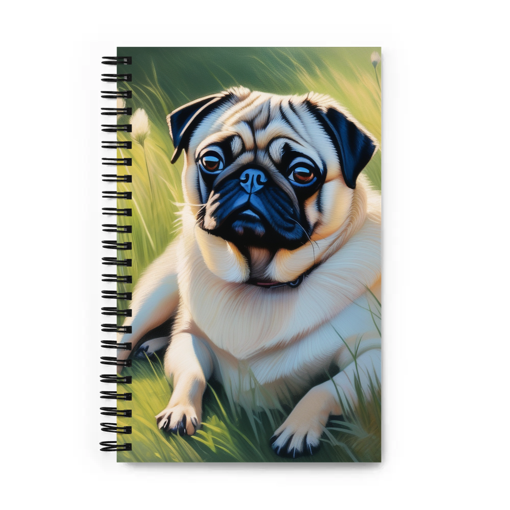 PugMug Custom Pug Spiral Notebook