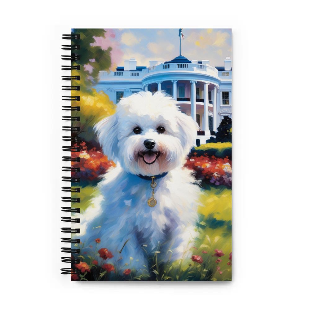 PugMug Custom Bichons Frise Spiral Notebook