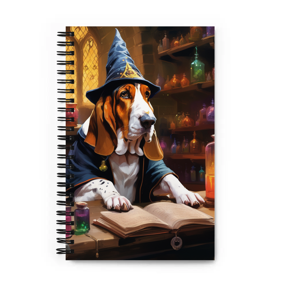 PugMug Custom Basset Hound Spiral Notebook