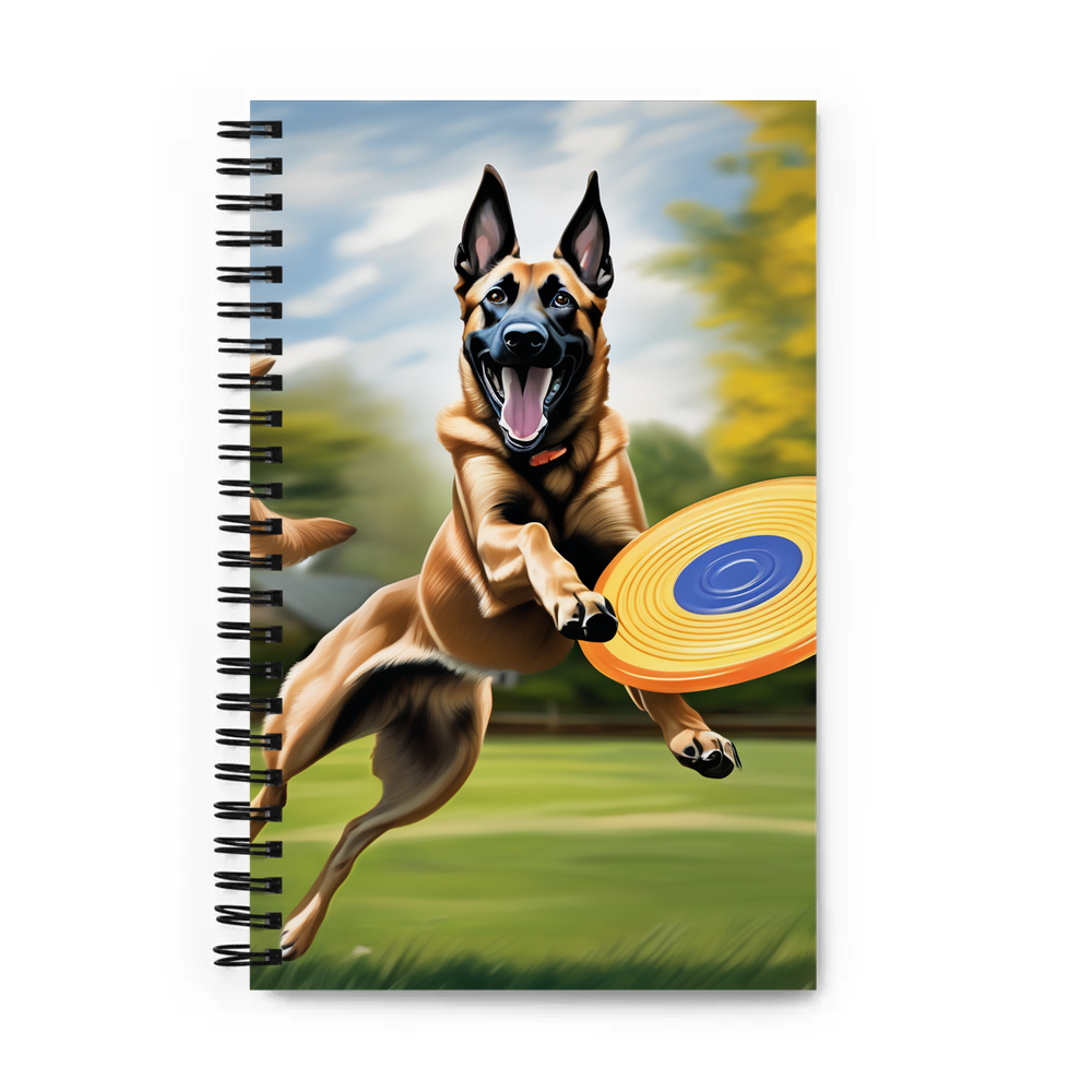 PugMug Custom Belgian Malinois Spiral Notebook