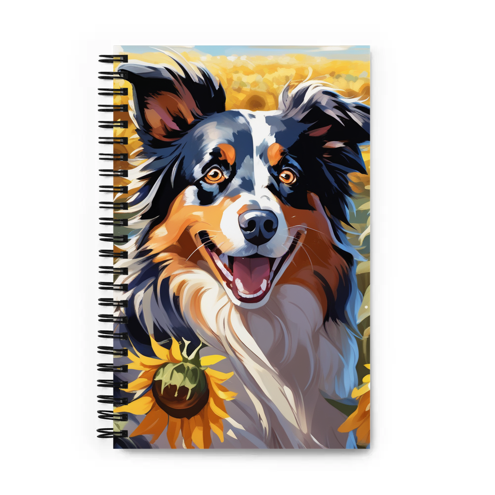 PugMug Custom Australian Shepherd Dog Spiral Notebook