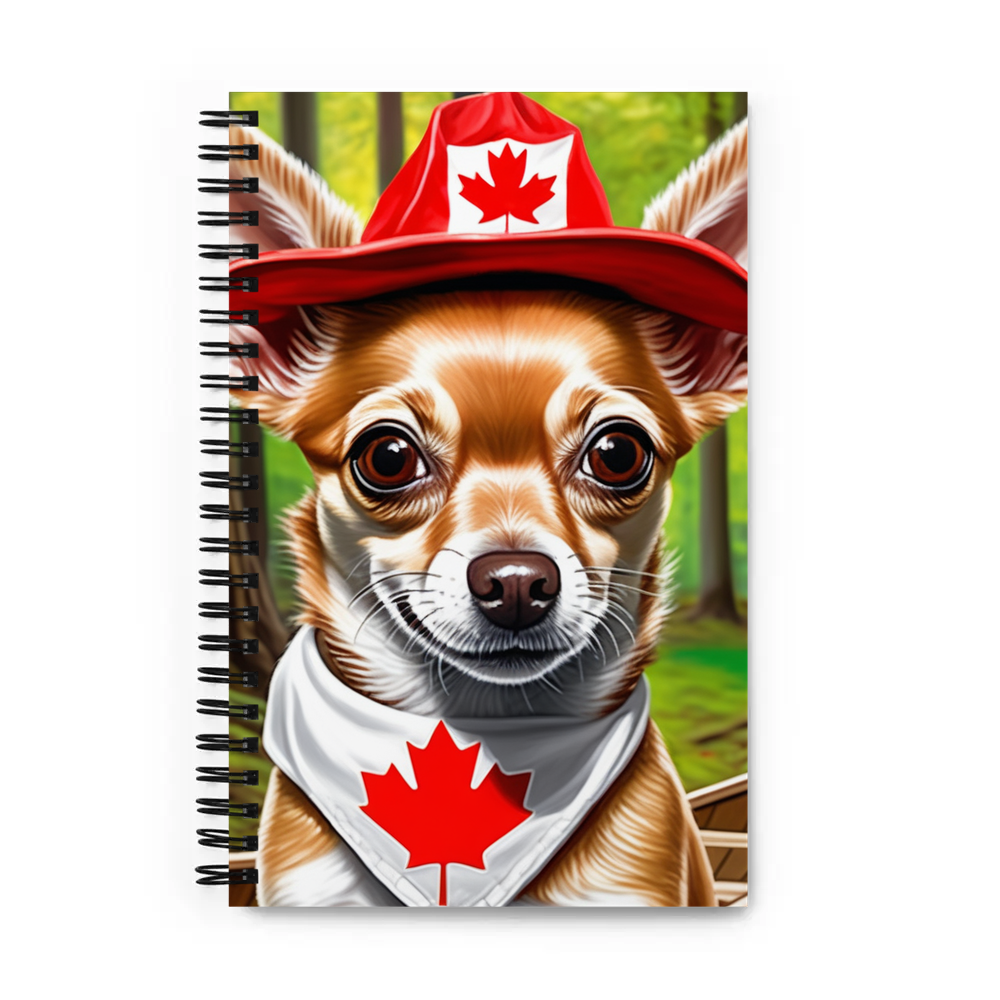 PugMug Custom Chihuahua Spiral Notebook