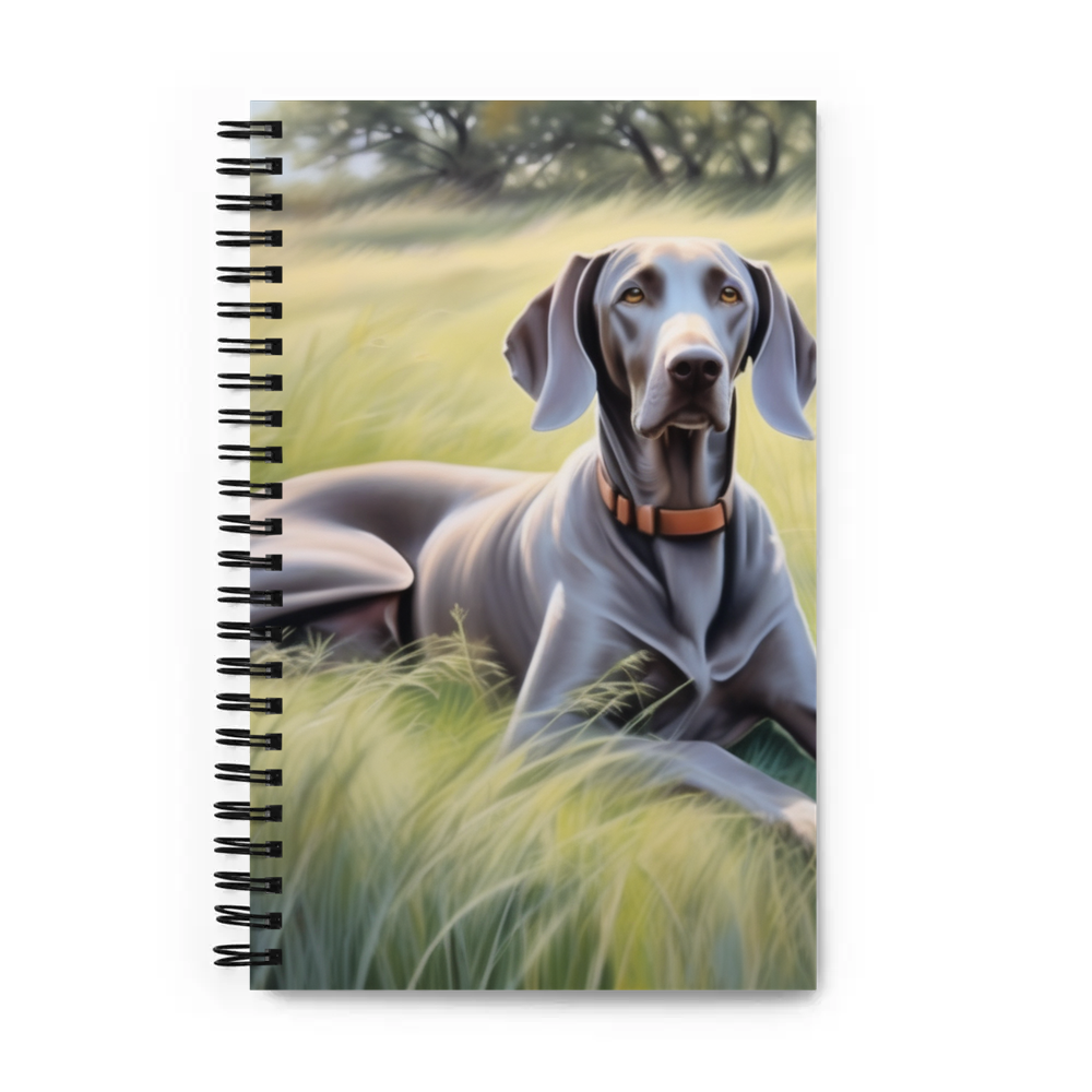PugMug Custom Weimaraner Spiral Notebook