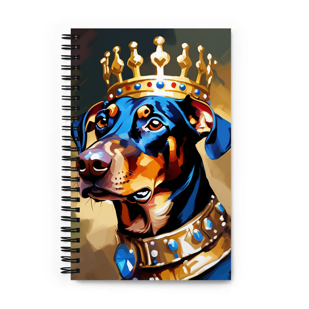PugMug Custom Doberman Pinscher Spiral Notebook