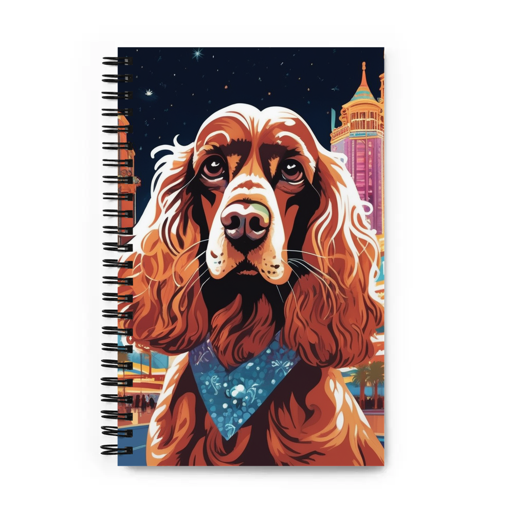 PugMug Custom Cocker Spaniel Spiral Notebook
