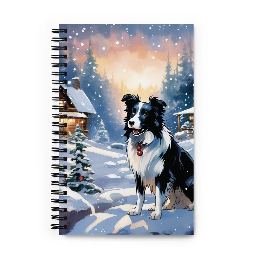 PugMug Custom Border Collie Spiral Notebook