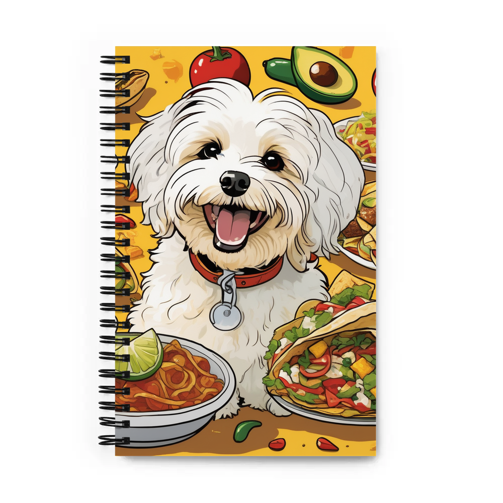 PugMug Custom White Havanese Dog Spiral Notebook