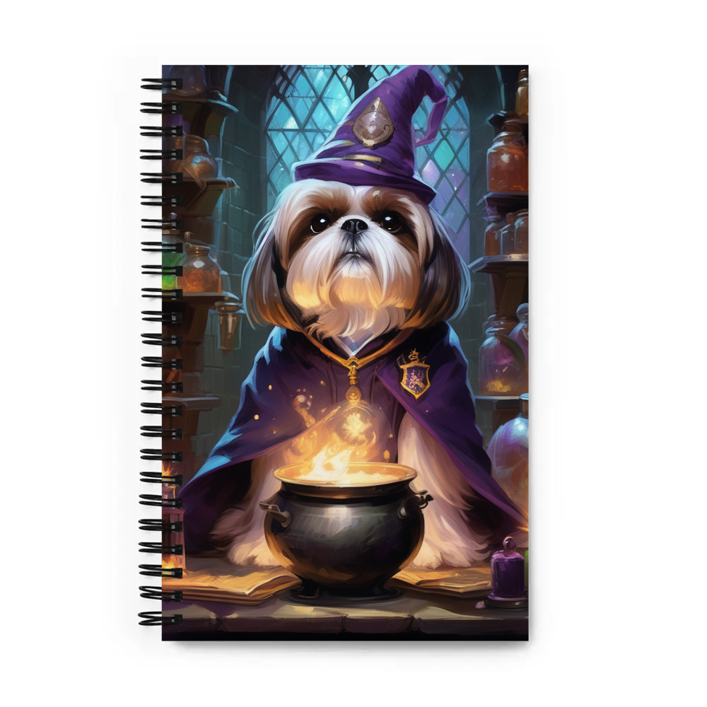 PugMug Custom Shih Tzu Spiral Notebook