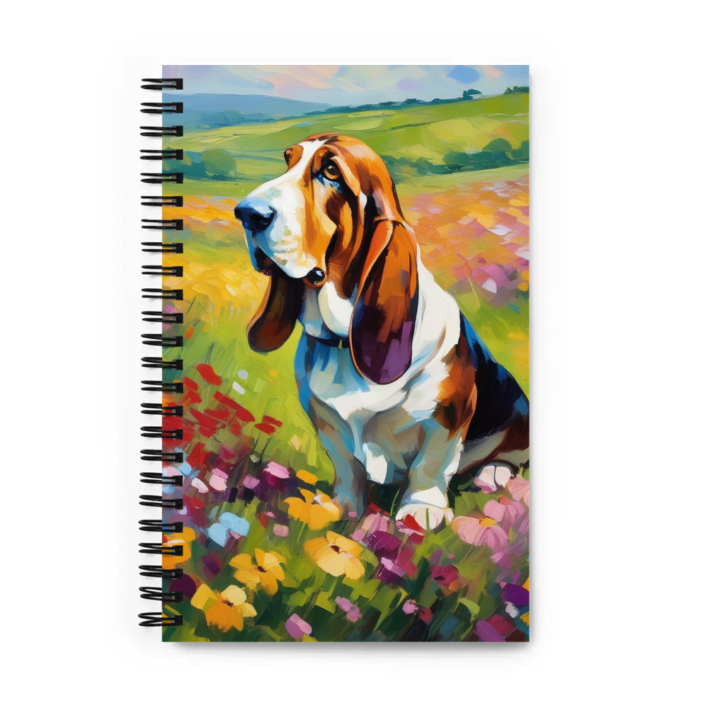 PugMug Custom Basset Hound Spiral Notebook
