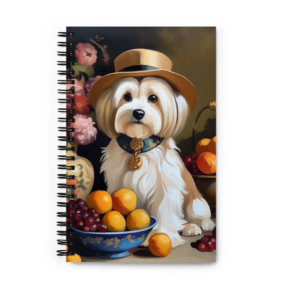 PugMug Custom Tan Havanese Dog Spiral Notebook