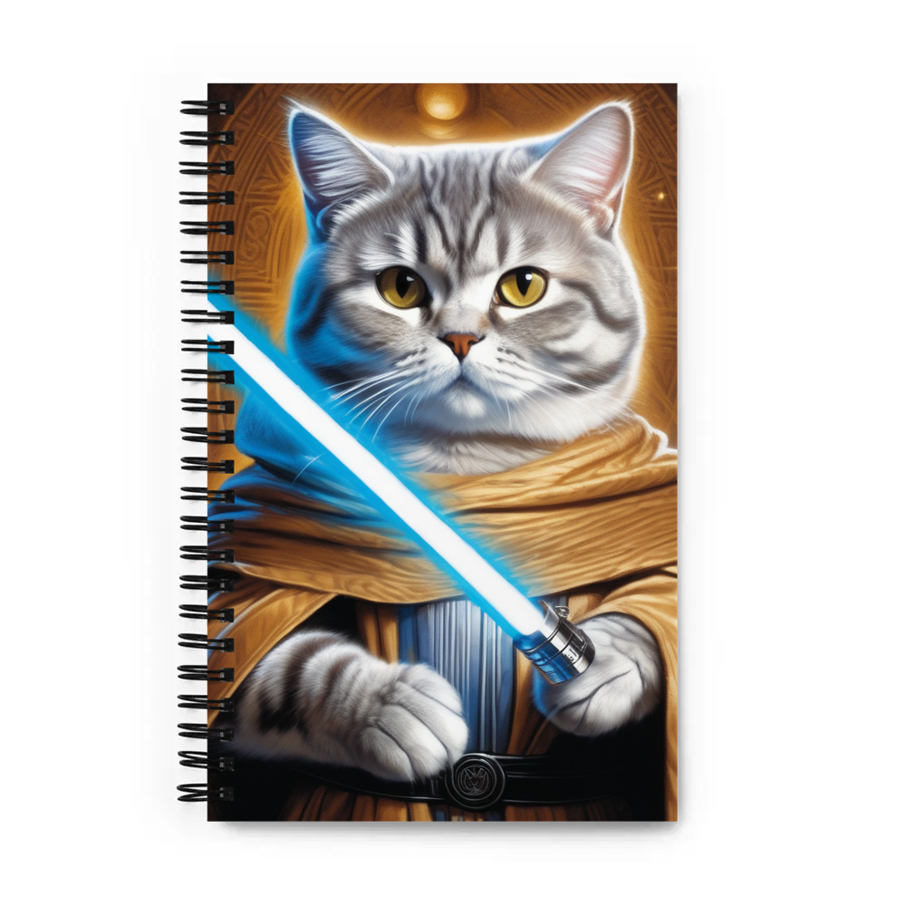 PugMug Custom Tabby British Shorthair Cat Spiral Notebook