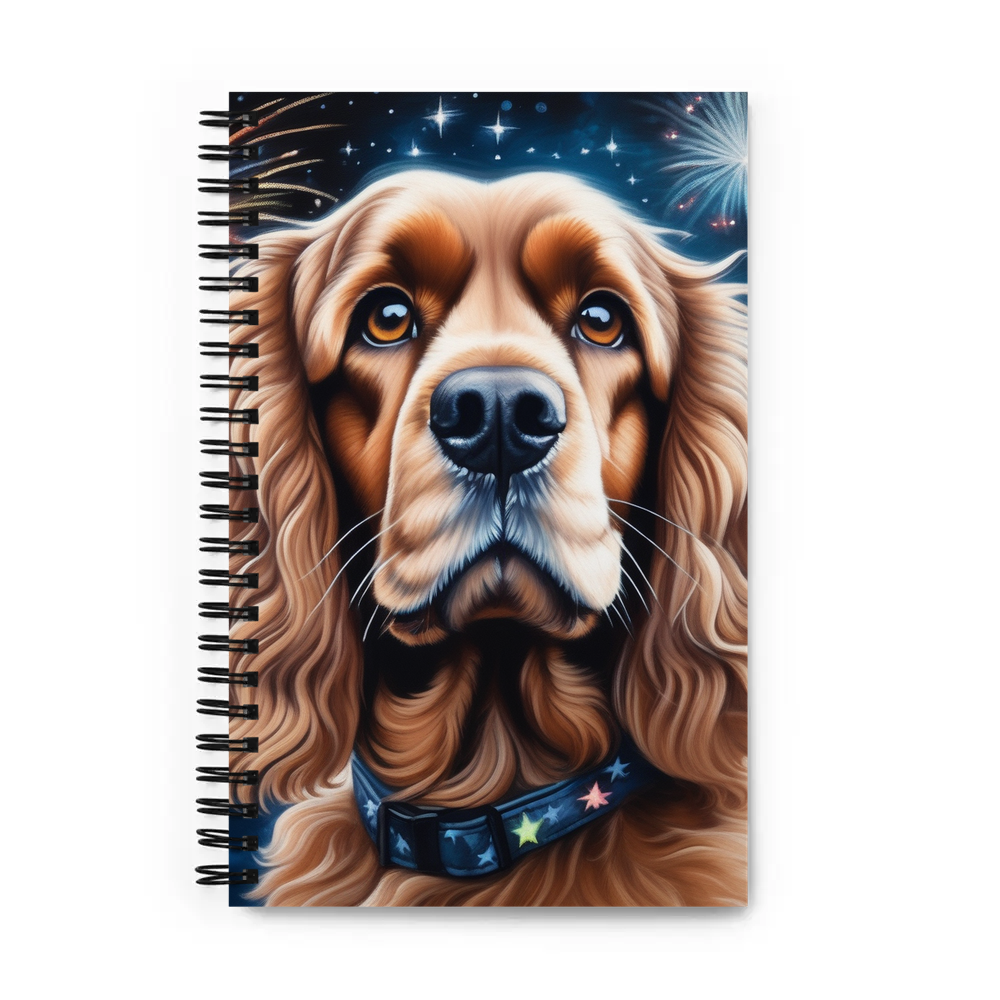 PugMug Custom Cocker Spaniel Spiral Notebook