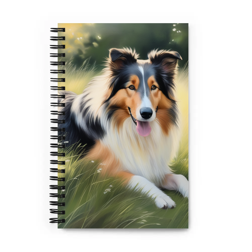 PugMug Custom Collie Spiral Notebook