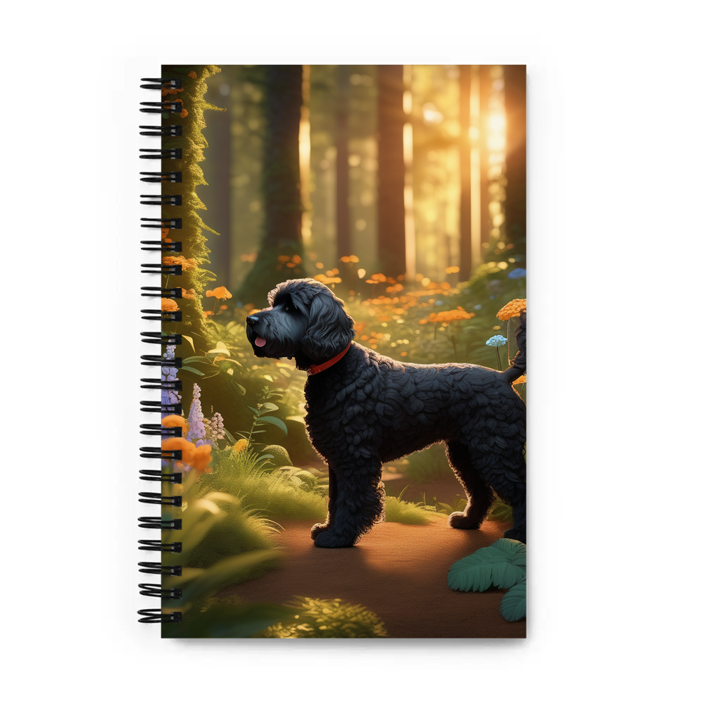 PugMug Custom Portuguese Water Dog Spiral Notebook