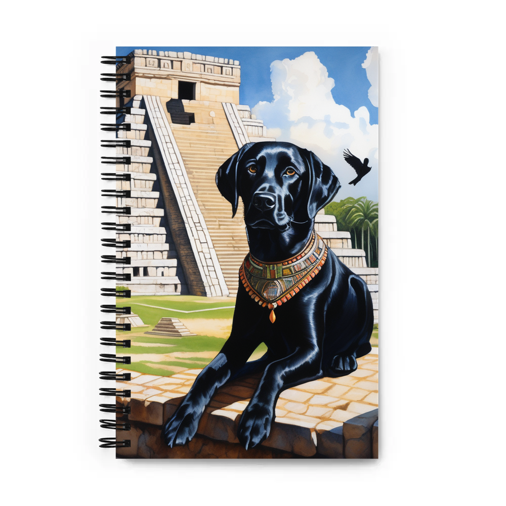 PugMug Custom Black Labrador Retriever Spiral Notebook