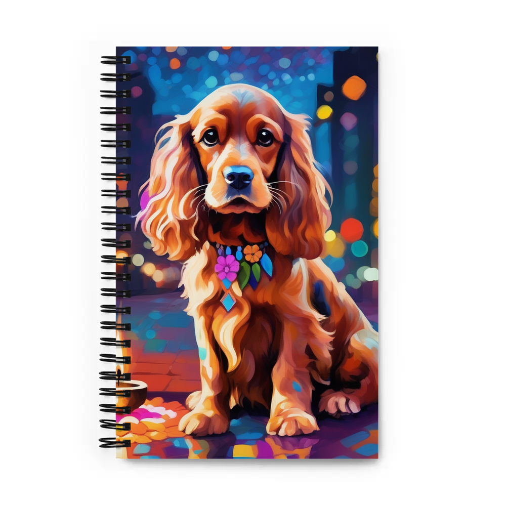 PugMug Custom Cocker Spaniel Spiral Notebook