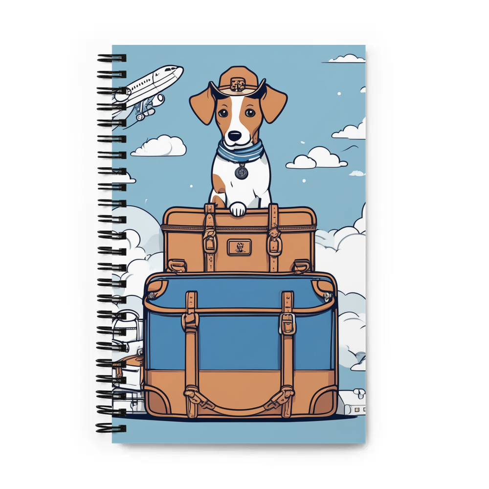 PugMug Custom Pointer Dog Spiral Notebook
