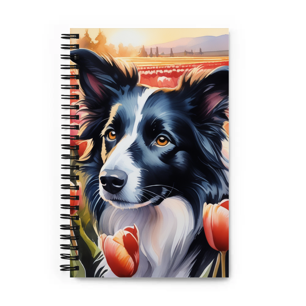 PugMug Custom Border Collie Spiral Notebook