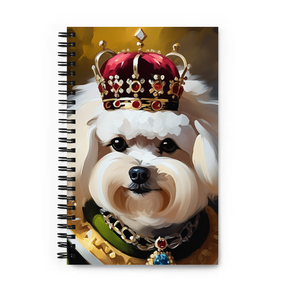 PugMug Custom Bichons Frise Spiral Notebook